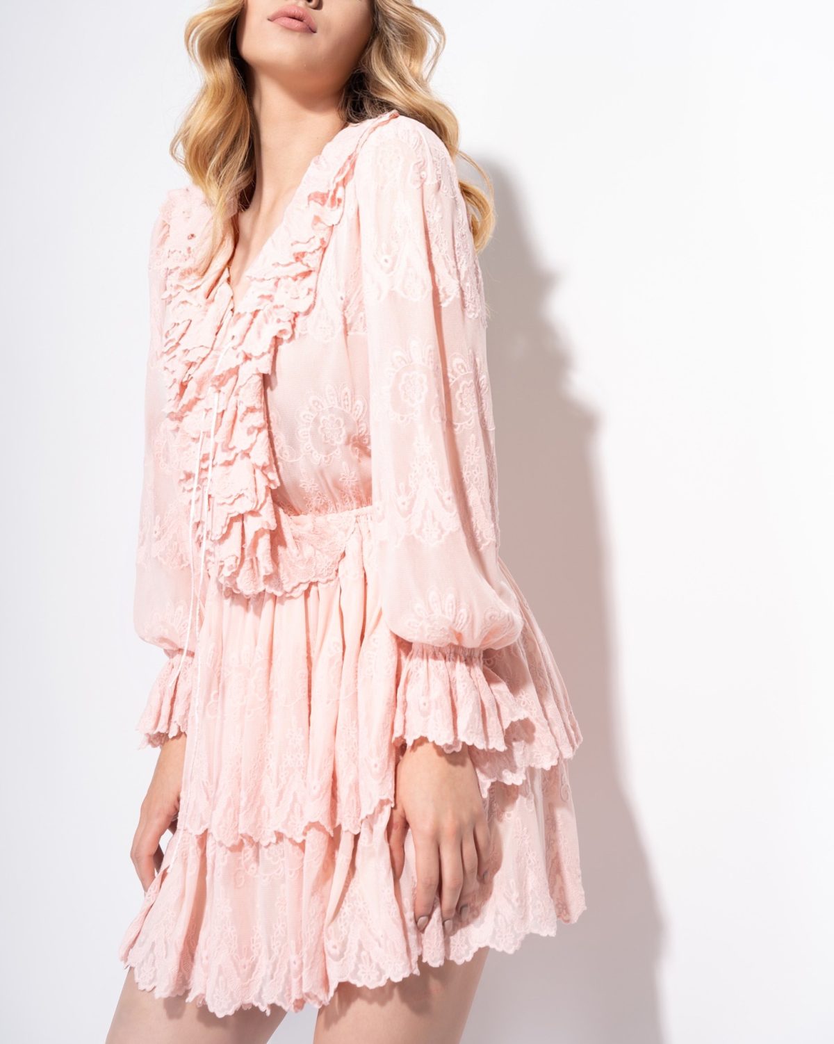 PINK LACE LUX DRESS - 3