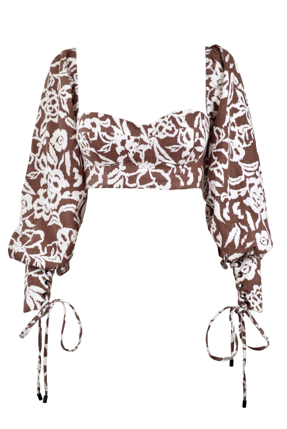 CROP TOP  BROWNIES LINEN - 0