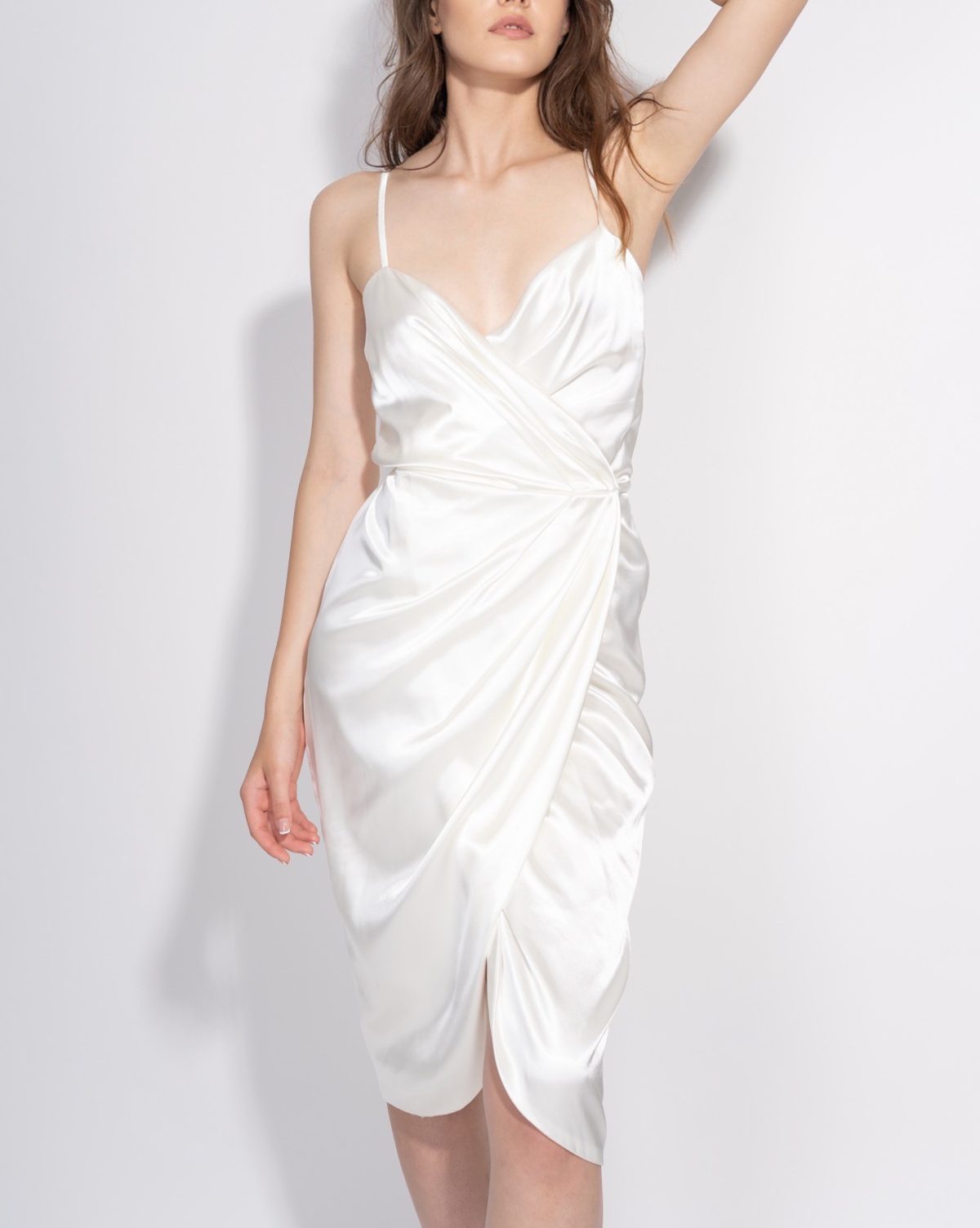 РОКЛЯ WHITE SATIN - 2
